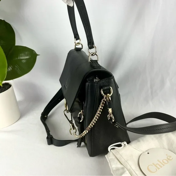 CHLOE Medium Faye Day Quilted Calf Leather Hand and Shoulder Bag Boho with COA - Picture 6 of 16